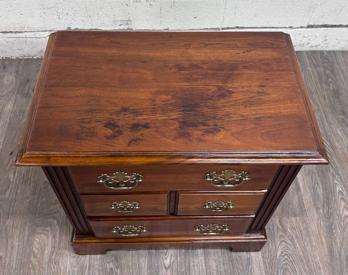 Vintage Broyhill Premier Four Drawer Bachelor’s Chest Nightstand