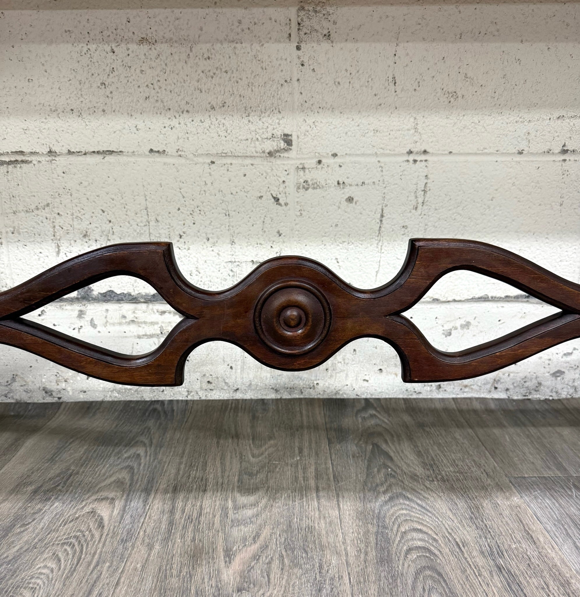 Vintage Tudor or Spanish Revival Style Sofa Table Console Table Hall Table