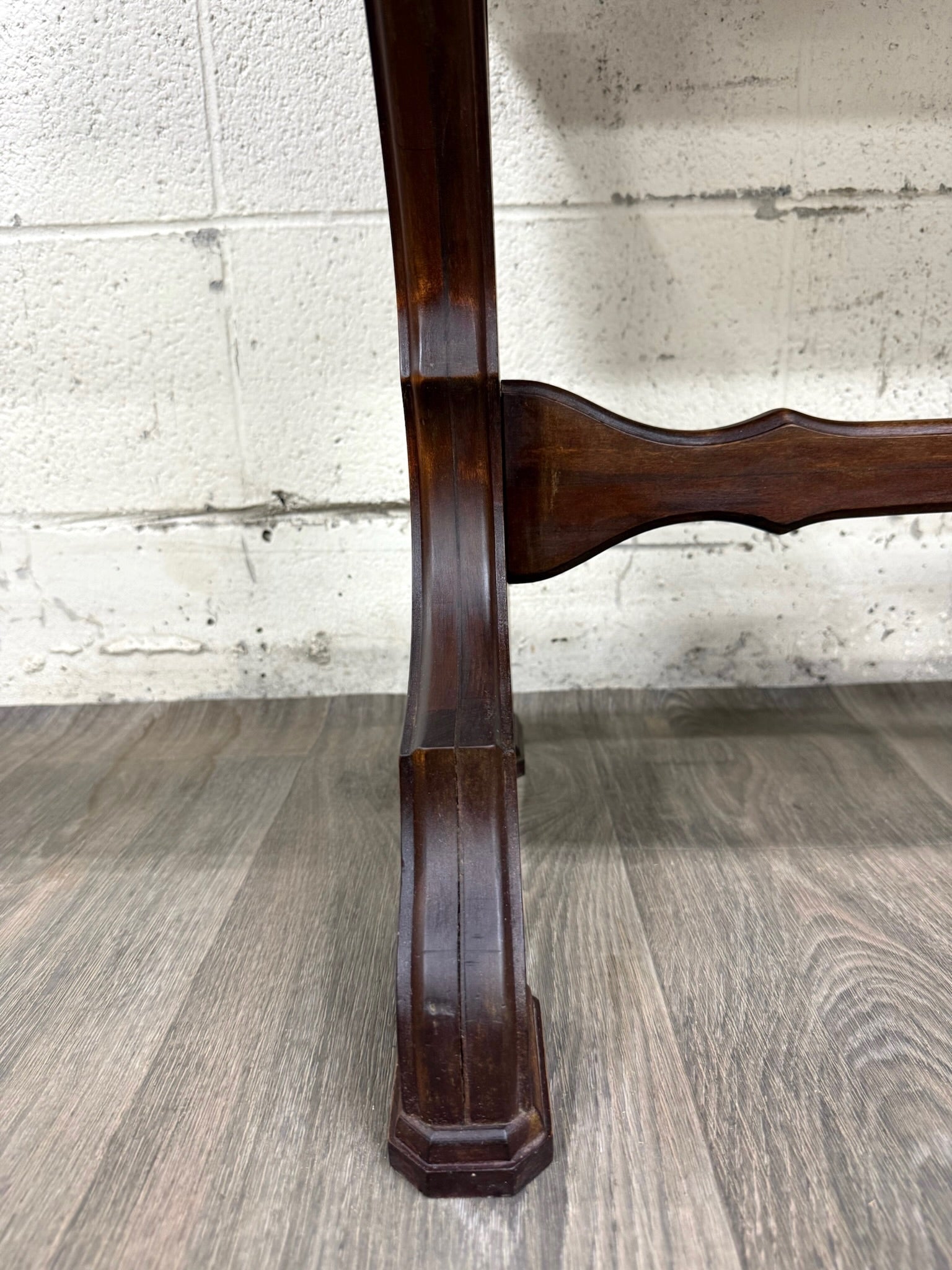 Vintage Tudor or Spanish Revival Style Sofa Table Console Table Hall Table