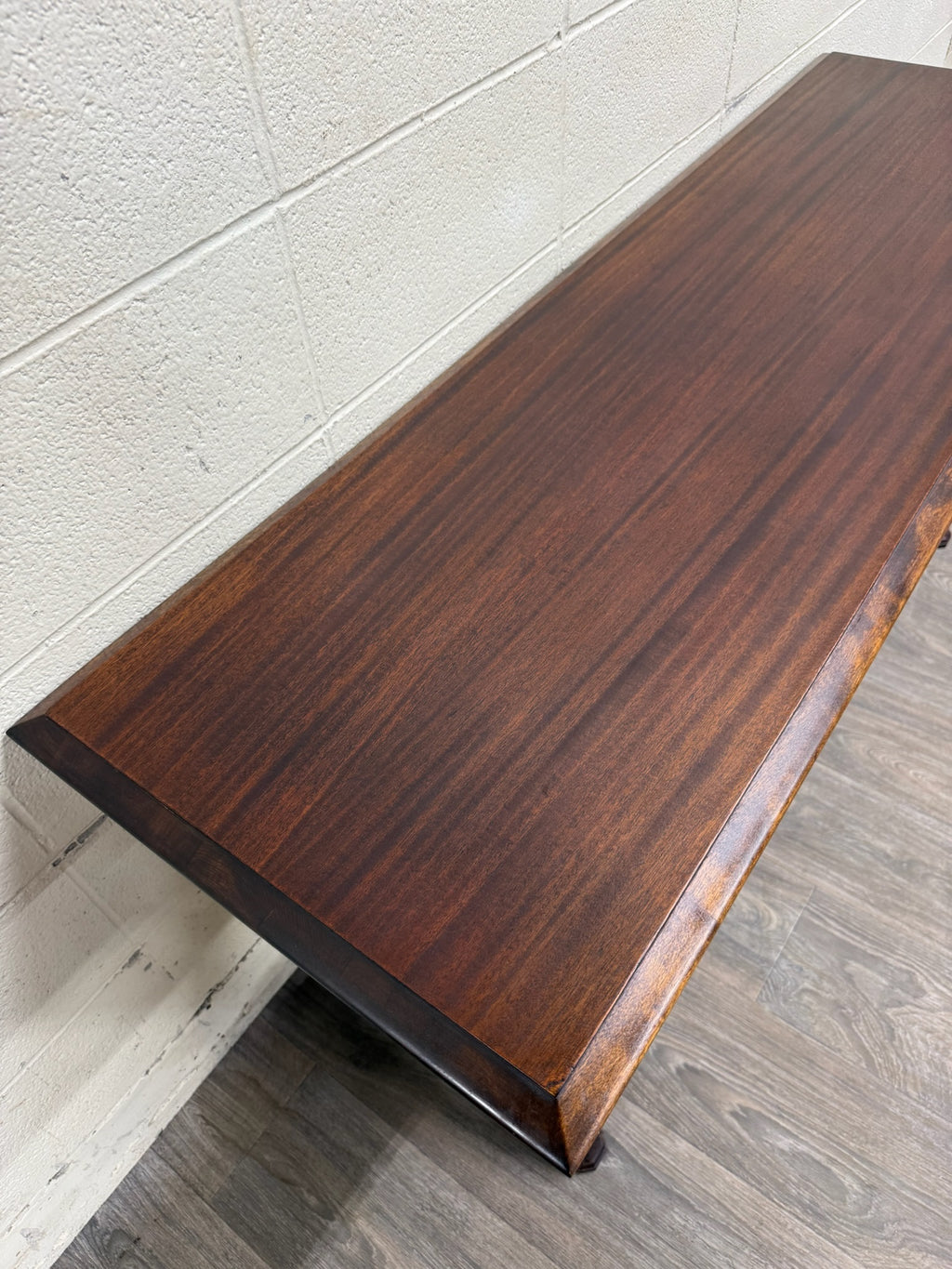 Vintage Tudor or Spanish Revival Style Sofa Table Console Table Hall Table