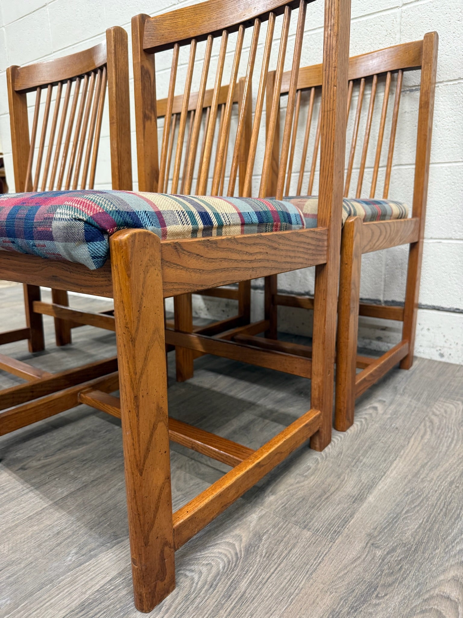 Vintage Liberty Furniture Mission Arts and Crafts Dining Chairs - Set of 4