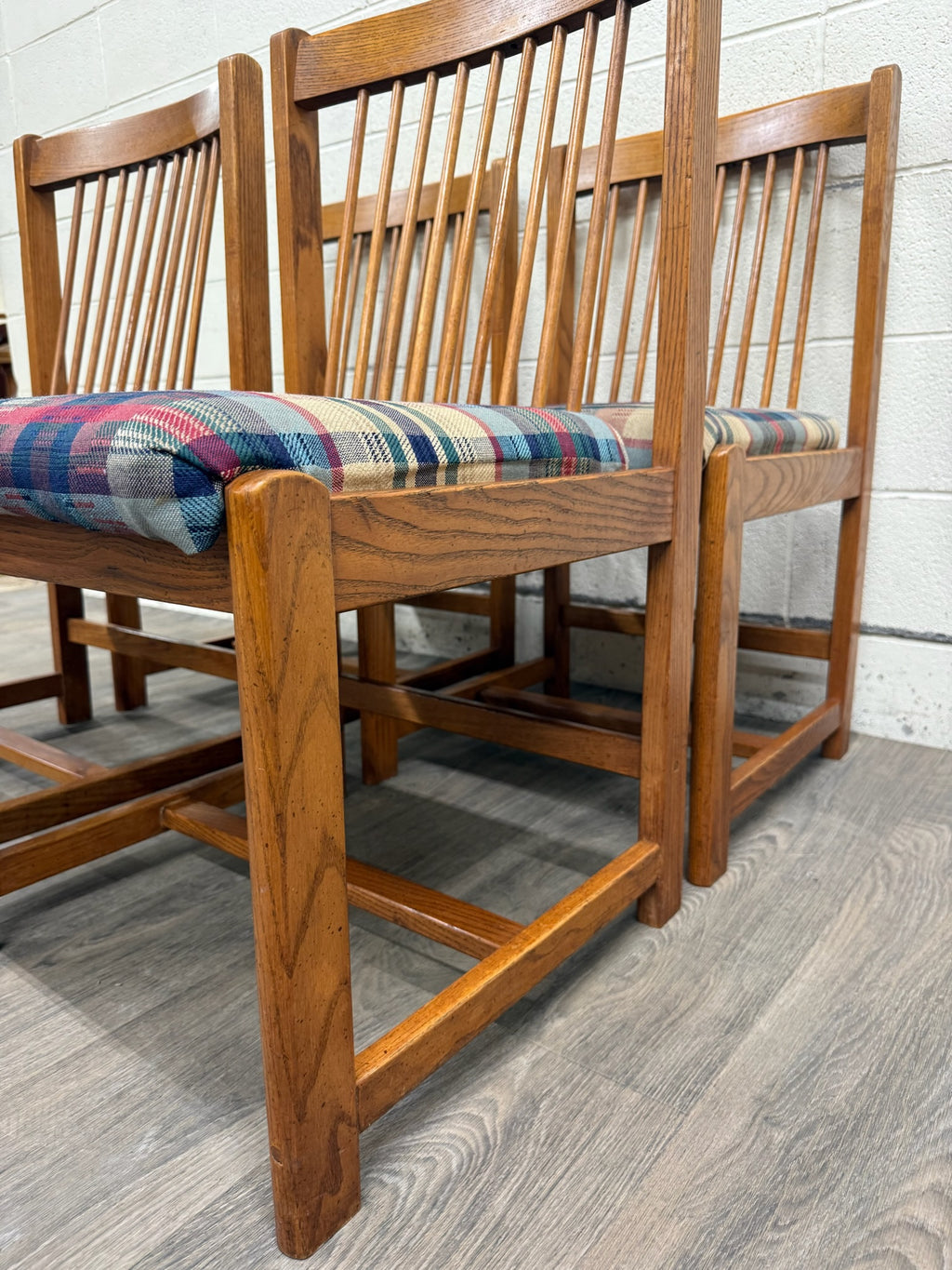 Vintage Liberty Furniture Mission Arts and Crafts Dining Chairs - Set of 4