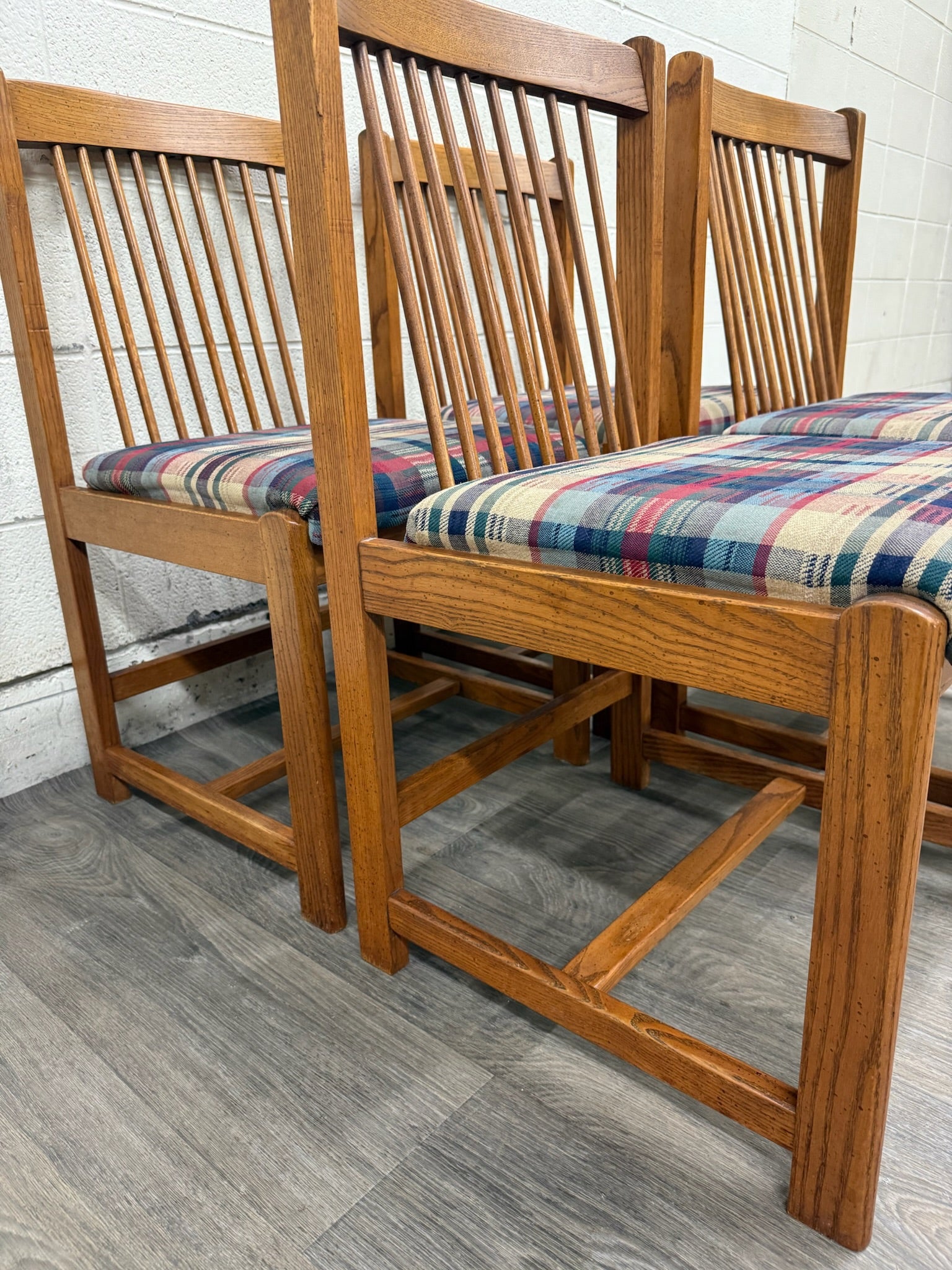 Vintage Liberty Furniture Mission Arts and Crafts Dining Chairs - Set of 4