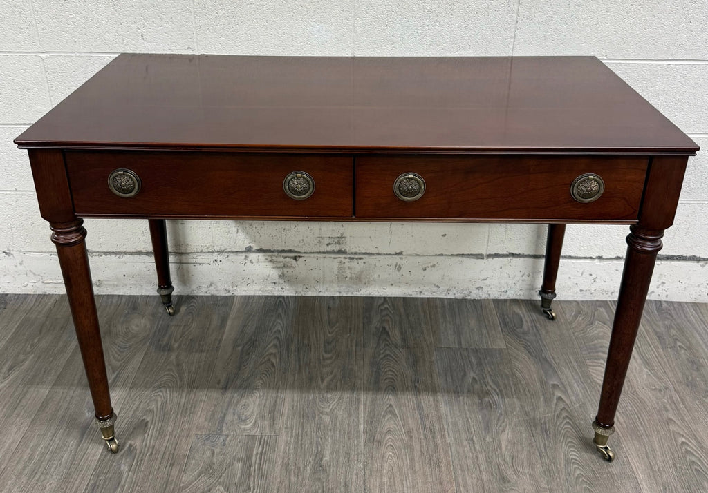 Vintage Bombay Company English or Georgian Revival Style Mahogany Writing Desk