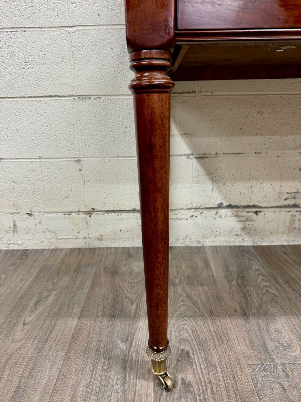 Vintage Bombay Company English or Georgian Revival Style Mahogany Writing Desk