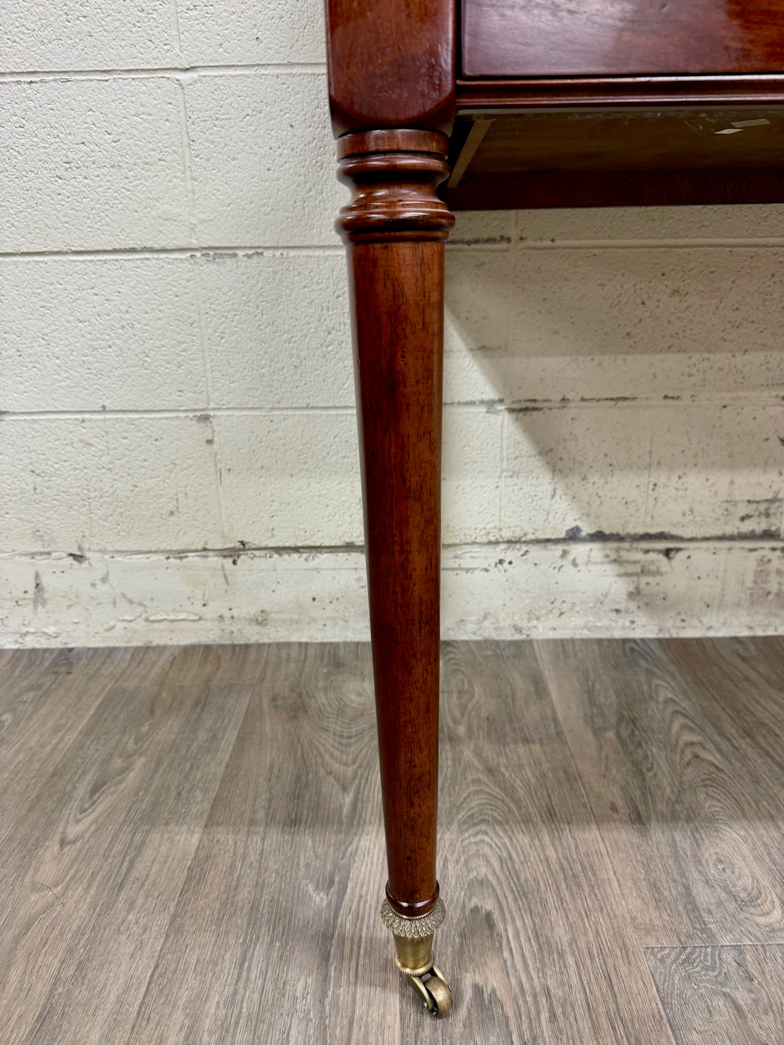 Vintage Bombay Company English or Georgian Revival Style Mahogany Writing Desk