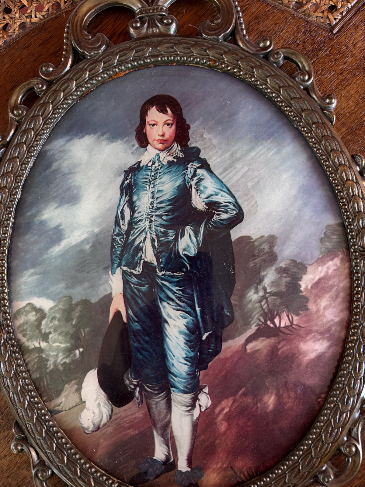 Vintage Framed Reproduction “The Blue Boy” by Thomas Gainsborough