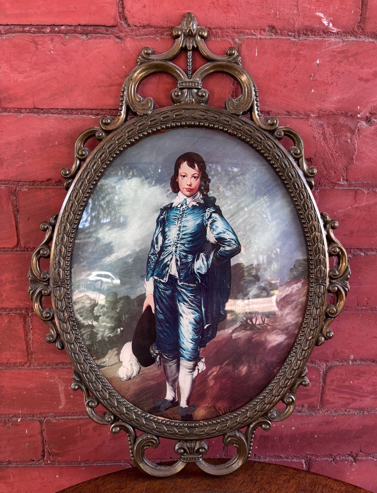 Vintage Framed Reproduction “The Blue Boy” by Thomas Gainsborough