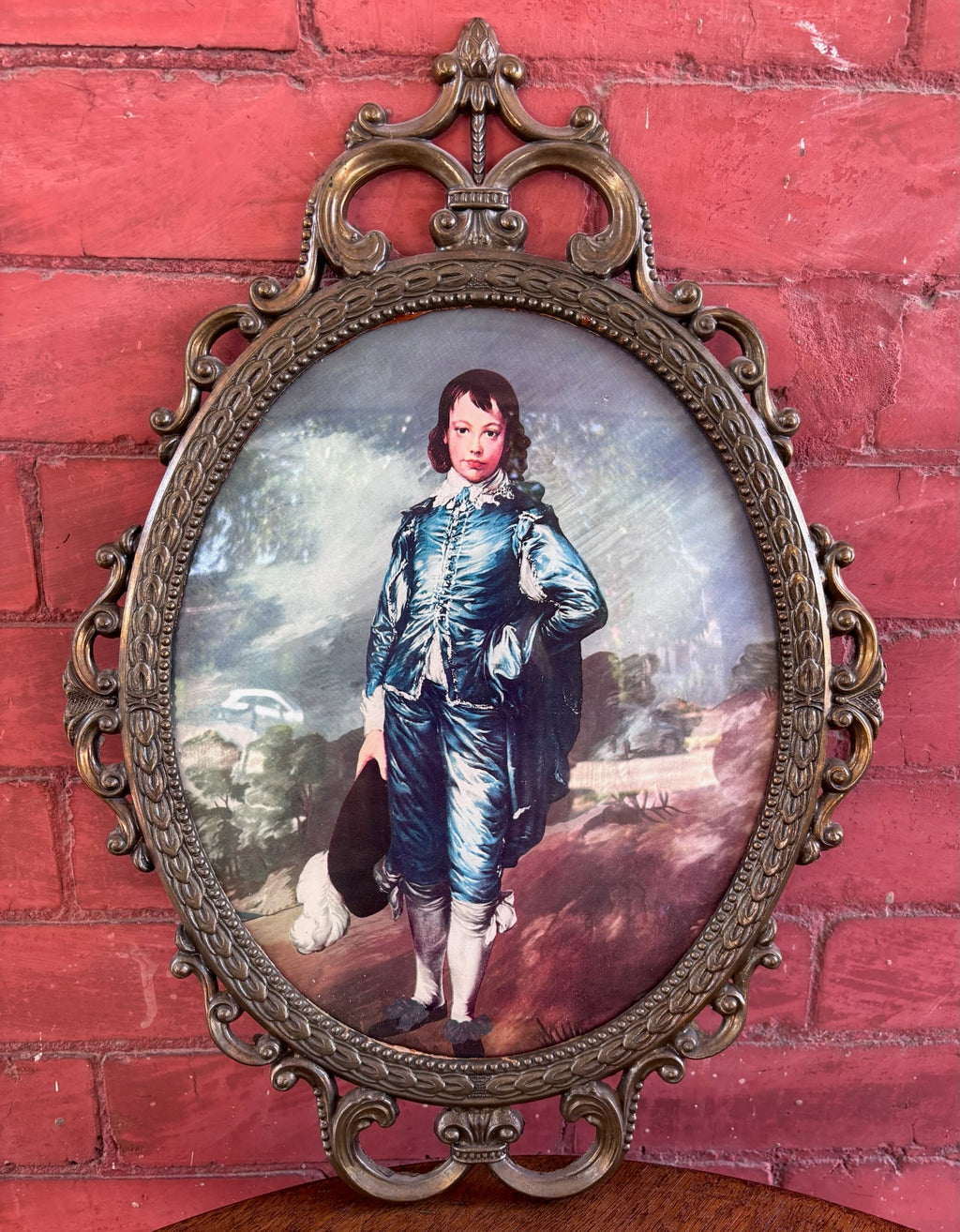 Vintage Framed Reproduction “The Blue Boy” by Thomas Gainsborough