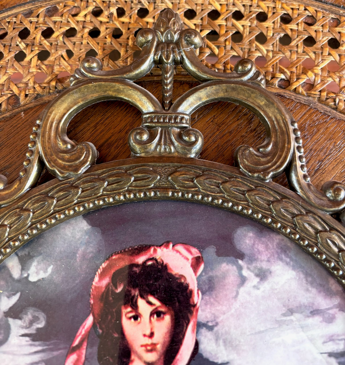 Vintage Framed Reproduction “Pinkie” by Thomas Gainsborough