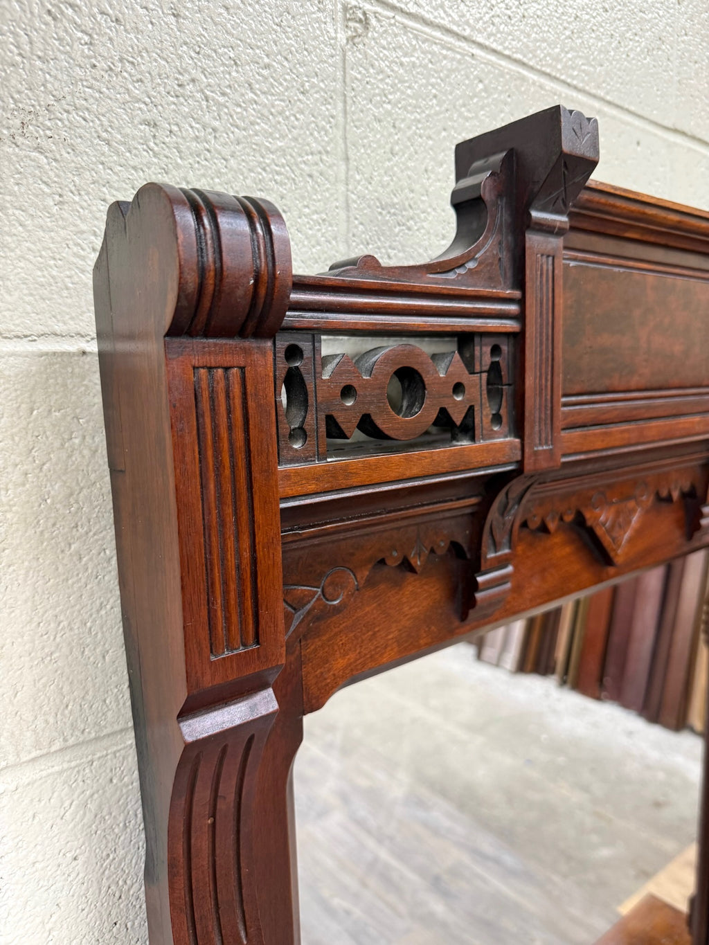 Antique Late 1800s Victorian Eastlake Marble Top Dresser Chest Dressing Stand