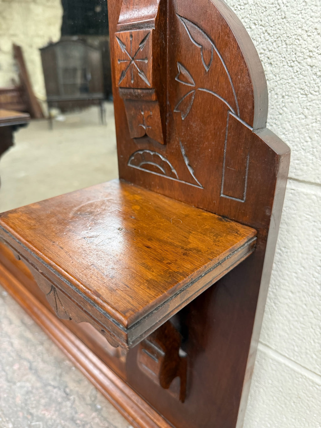 Antique Late 1800s Victorian Eastlake Marble Top Dresser Chest Dressing Stand