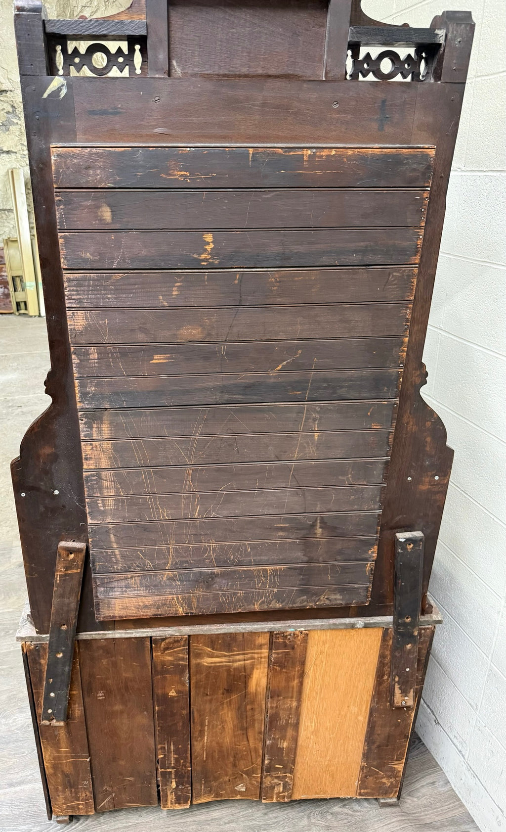 Antique Late 1800s Victorian Eastlake Marble Top Dresser Chest Dressing Stand