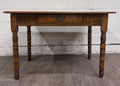 Antique Late 19th Century Oak Writing Table Work Table