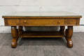Antique 1920s-1930s Empire Tiger Oak Coffee Table Cocktail Table