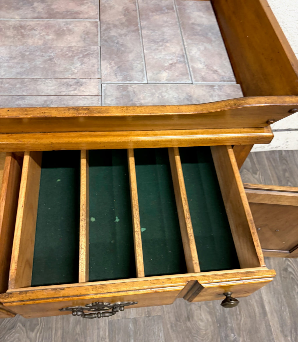 Vintage Garrison Furniture Company Early American Colonial Revival Dry Sink