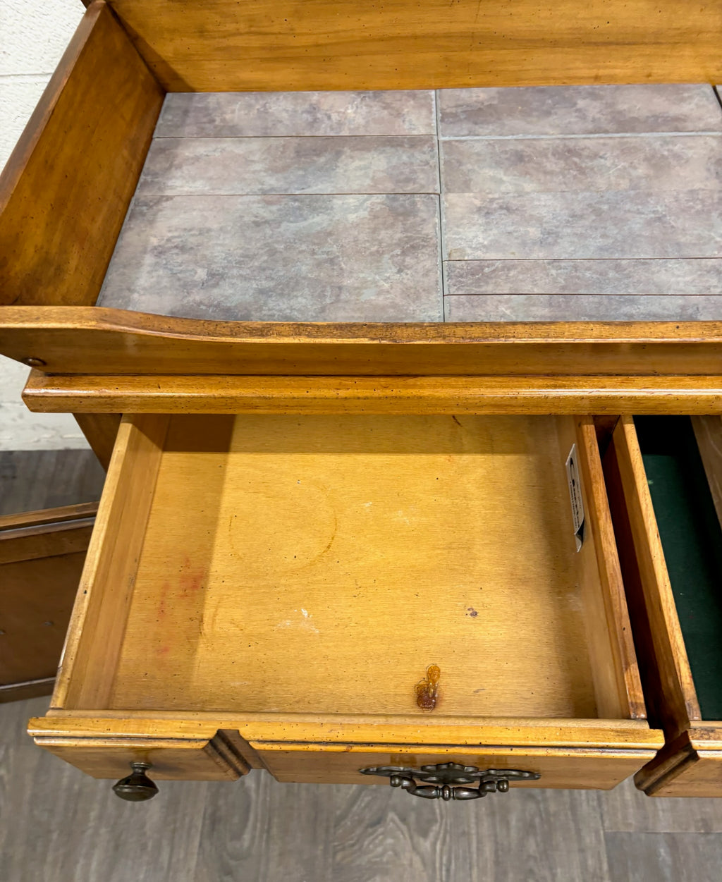 Vintage Garrison Furniture Company Early American Colonial Revival Dry Sink