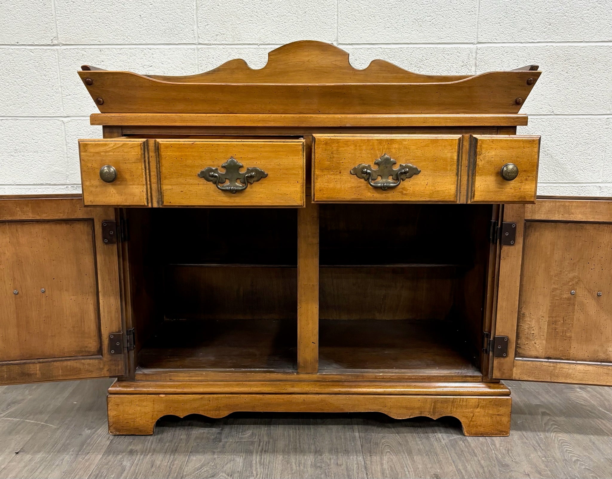Vintage Garrison Furniture Company Early American Colonial Revival Dry Sink