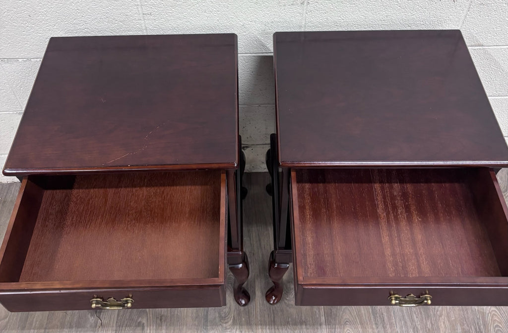 Vintage Bombay Company Nightstands Side Tables - Matching Pair