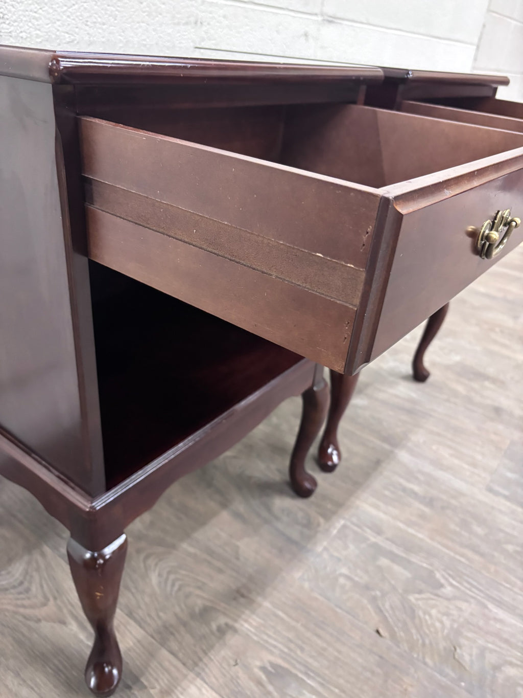 Vintage Bombay Company Nightstands Side Tables - Matching Pair