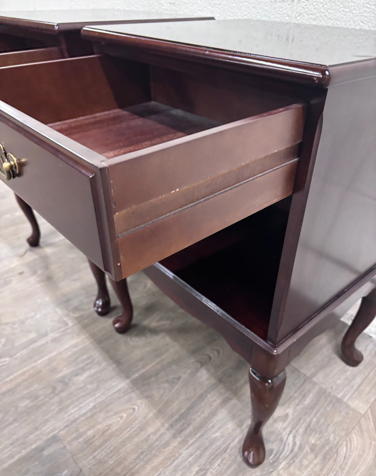 Vintage Bombay Company Nightstands Side Tables - Matching Pair