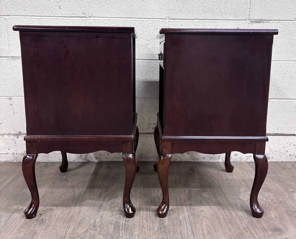Vintage Bombay Company Nightstands Side Tables - Matching Pair