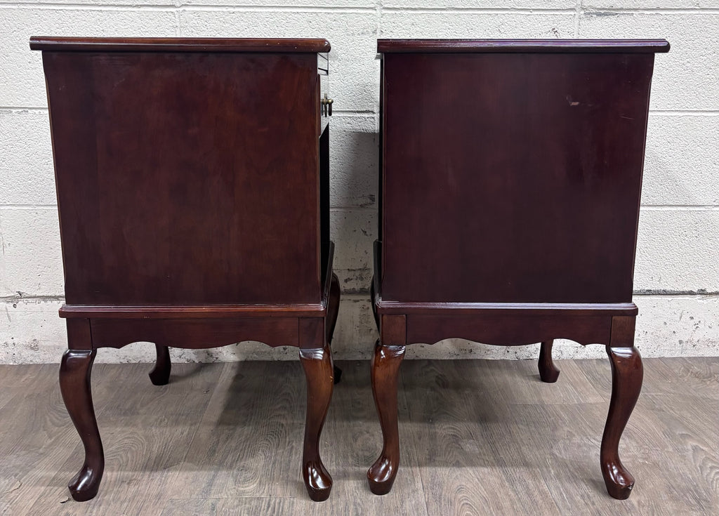 Vintage Bombay Company Nightstands Side Tables - Matching Pair