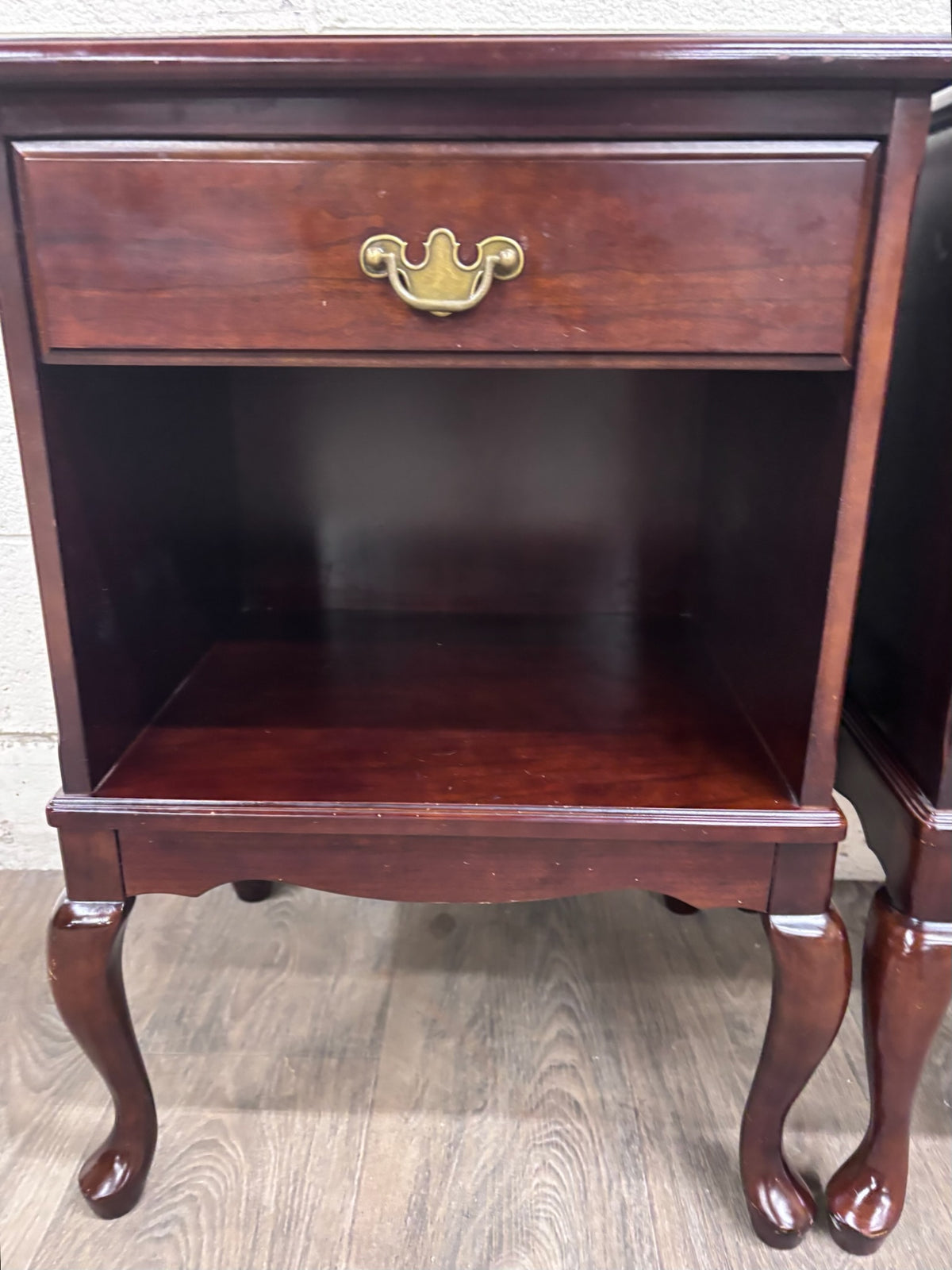 Vintage Bombay Company Nightstands Side Tables - Matching Pair