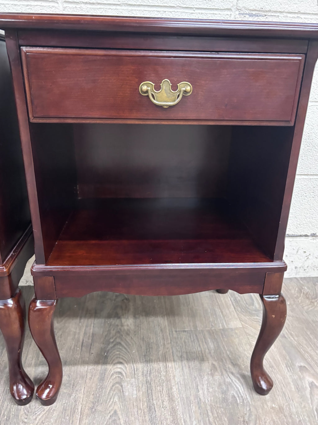 Vintage Bombay Company Nightstands Side Tables - Matching Pair