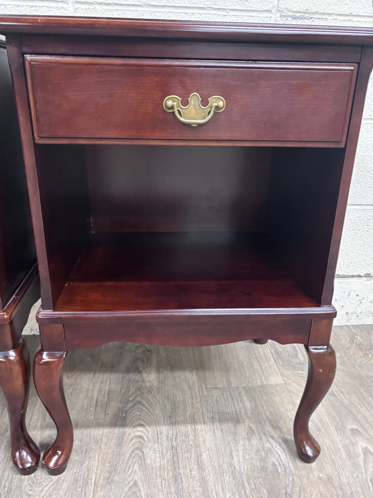 Vintage Bombay Company Nightstands Side Tables - Matching Pair