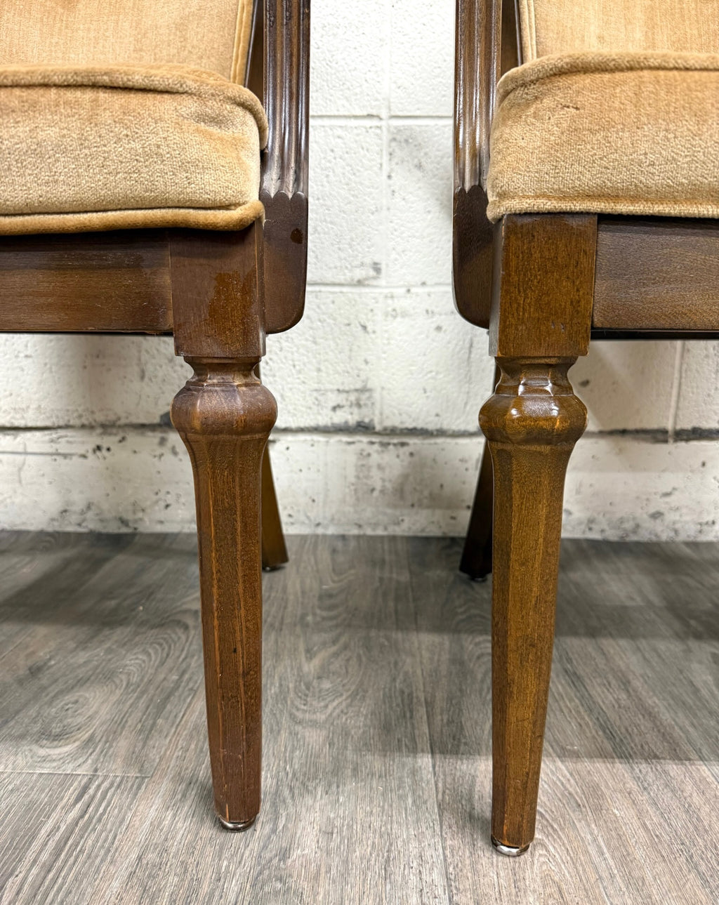 Vintage Shelby Williams Barrel Back Lounge Chairs Tub Chairs Armchairs - Pair