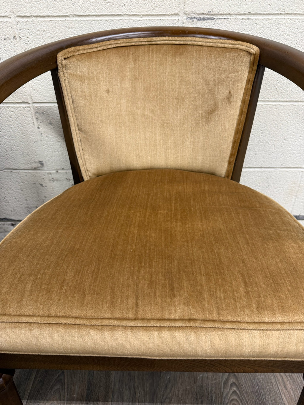 Vintage Shelby Williams Barrel Back Lounge Chairs Tub Chairs Armchairs - Pair