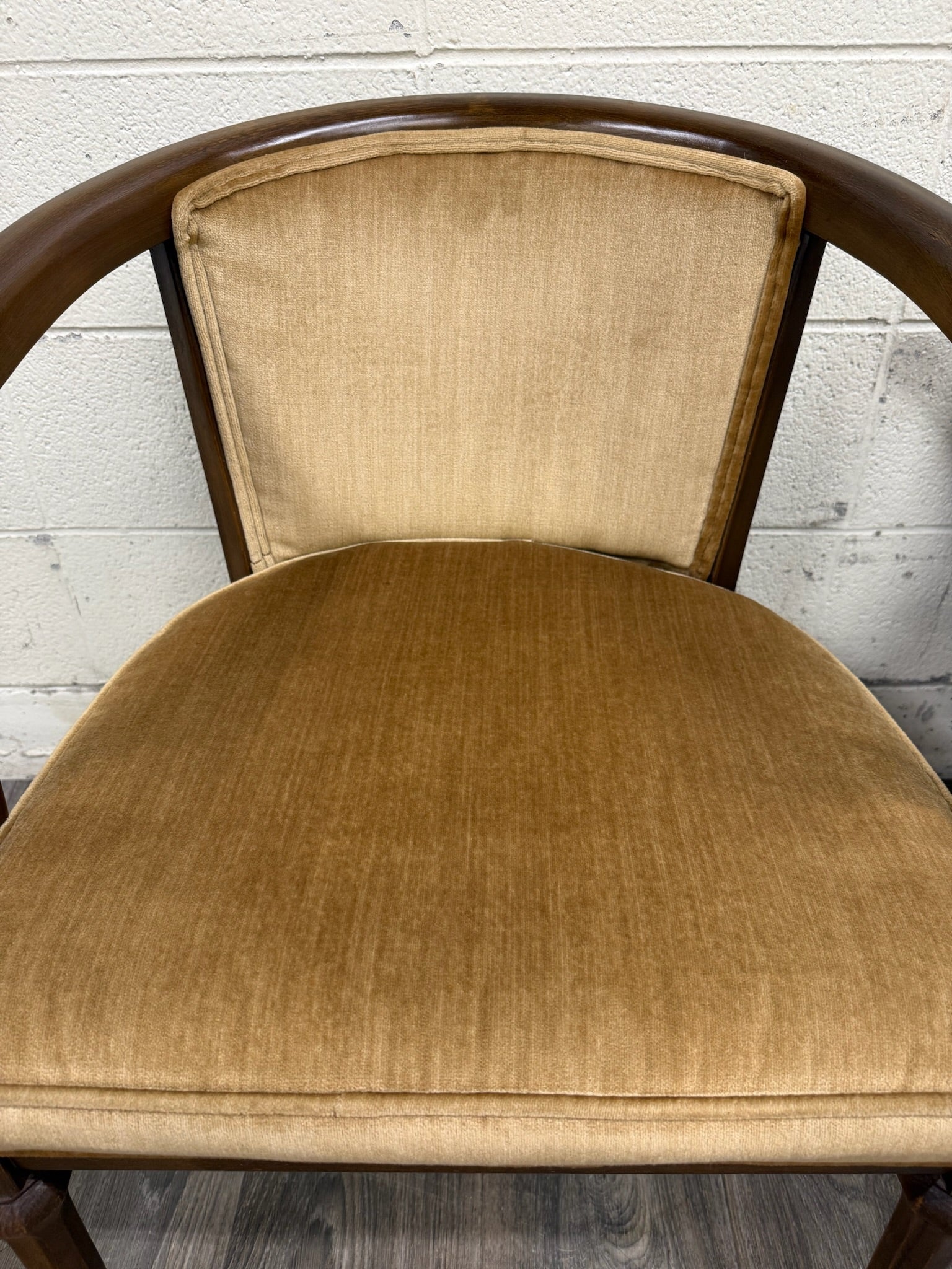Vintage Shelby Williams Barrel Back Lounge Chairs Tub Chairs Armchairs - Pair