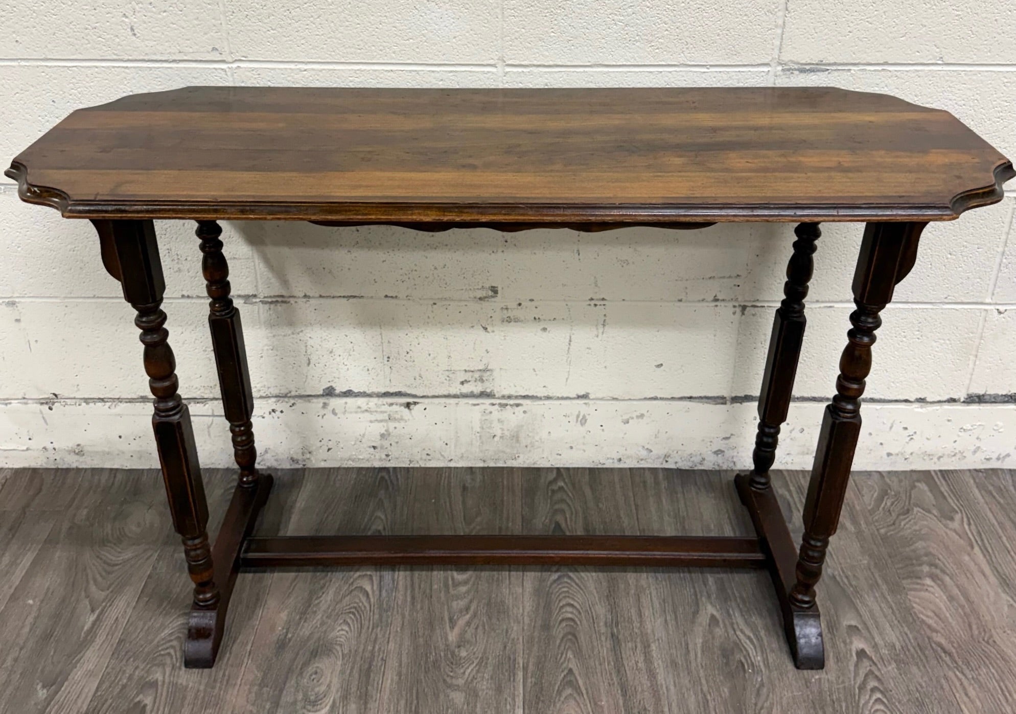 Vintage Jacobean Revival Sofa Table Console Table Hall Table
