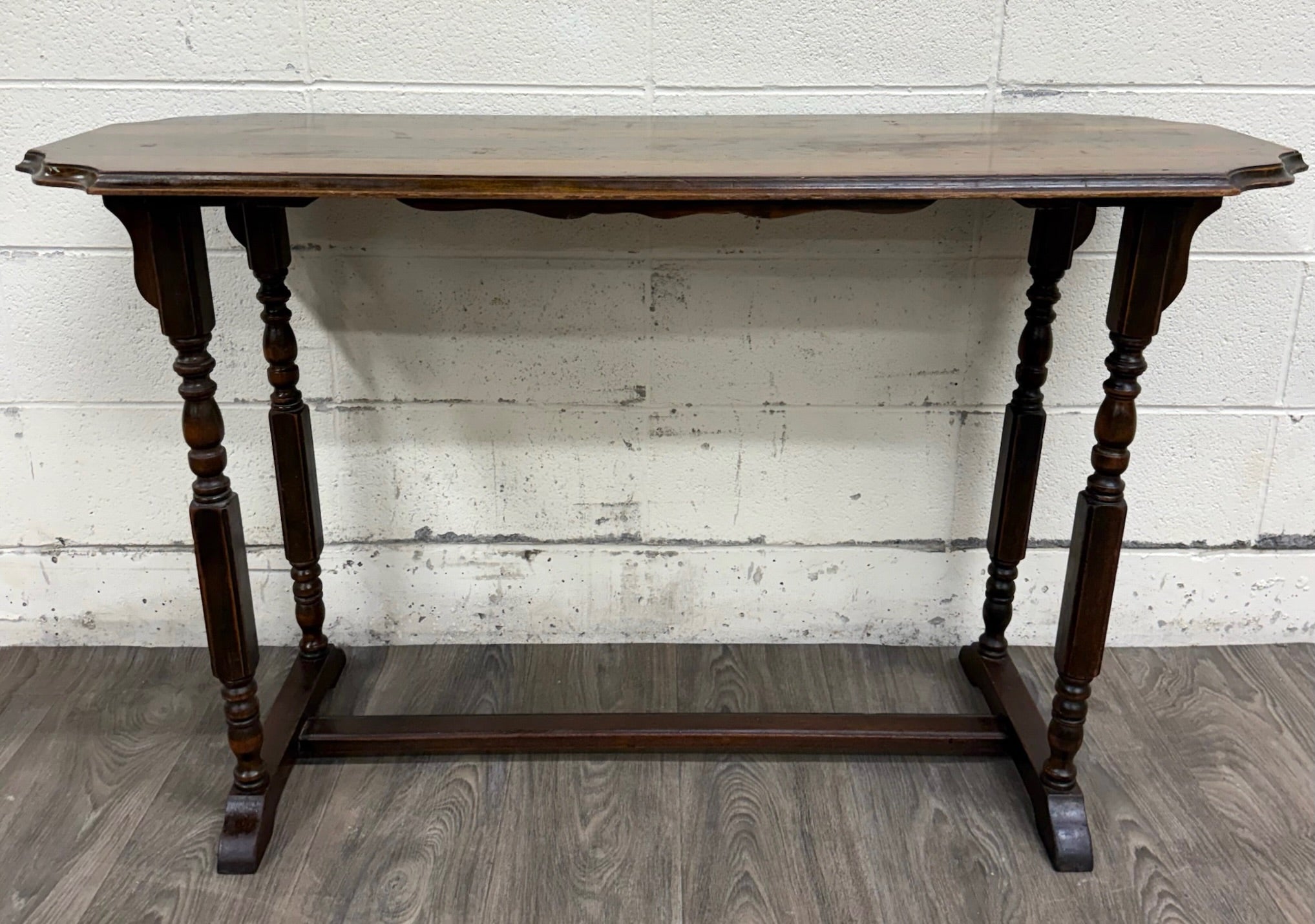 Vintage Jacobean Revival Sofa Table Console Table Hall Table
