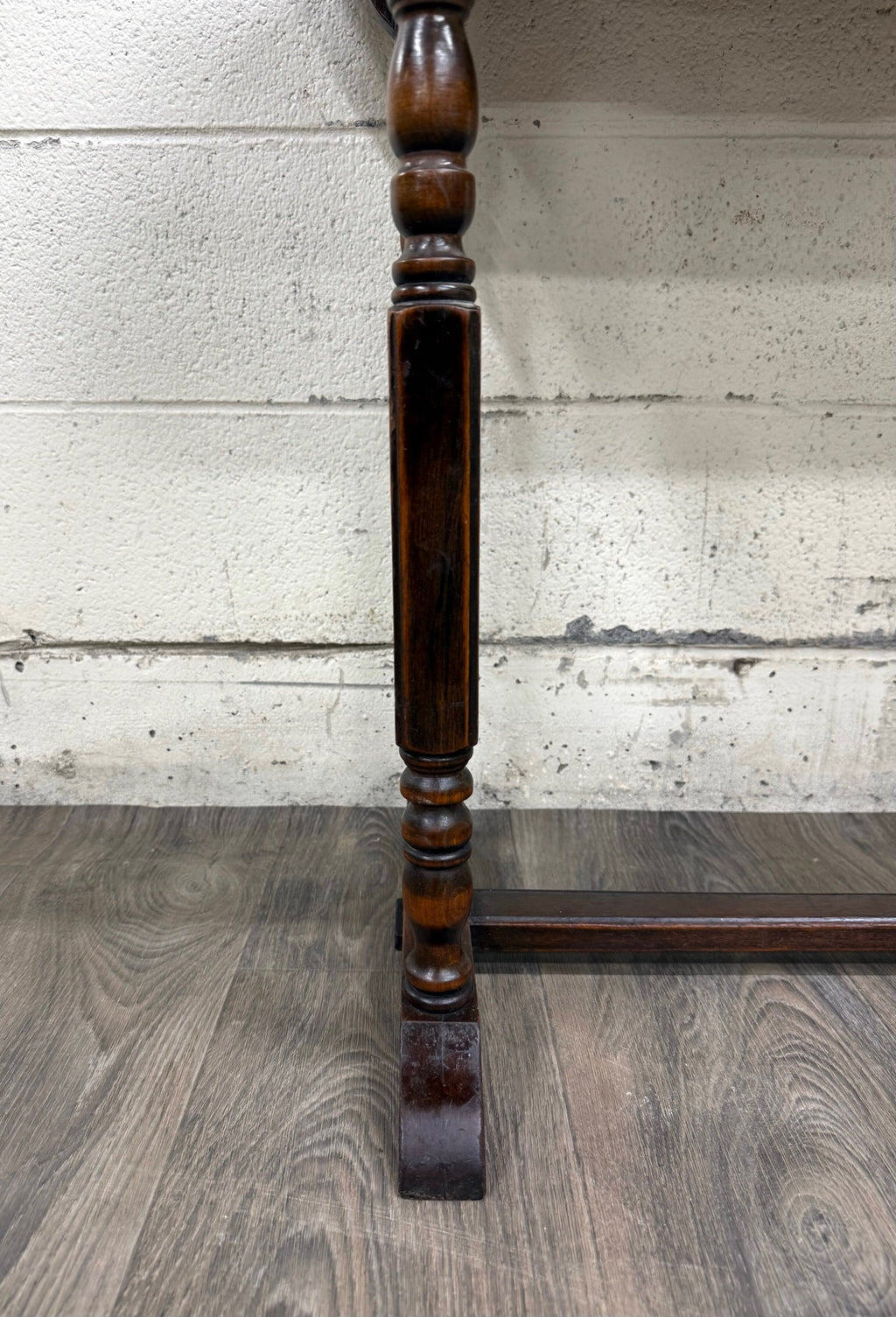 Vintage Jacobean Revival Sofa Table Console Table Hall Table