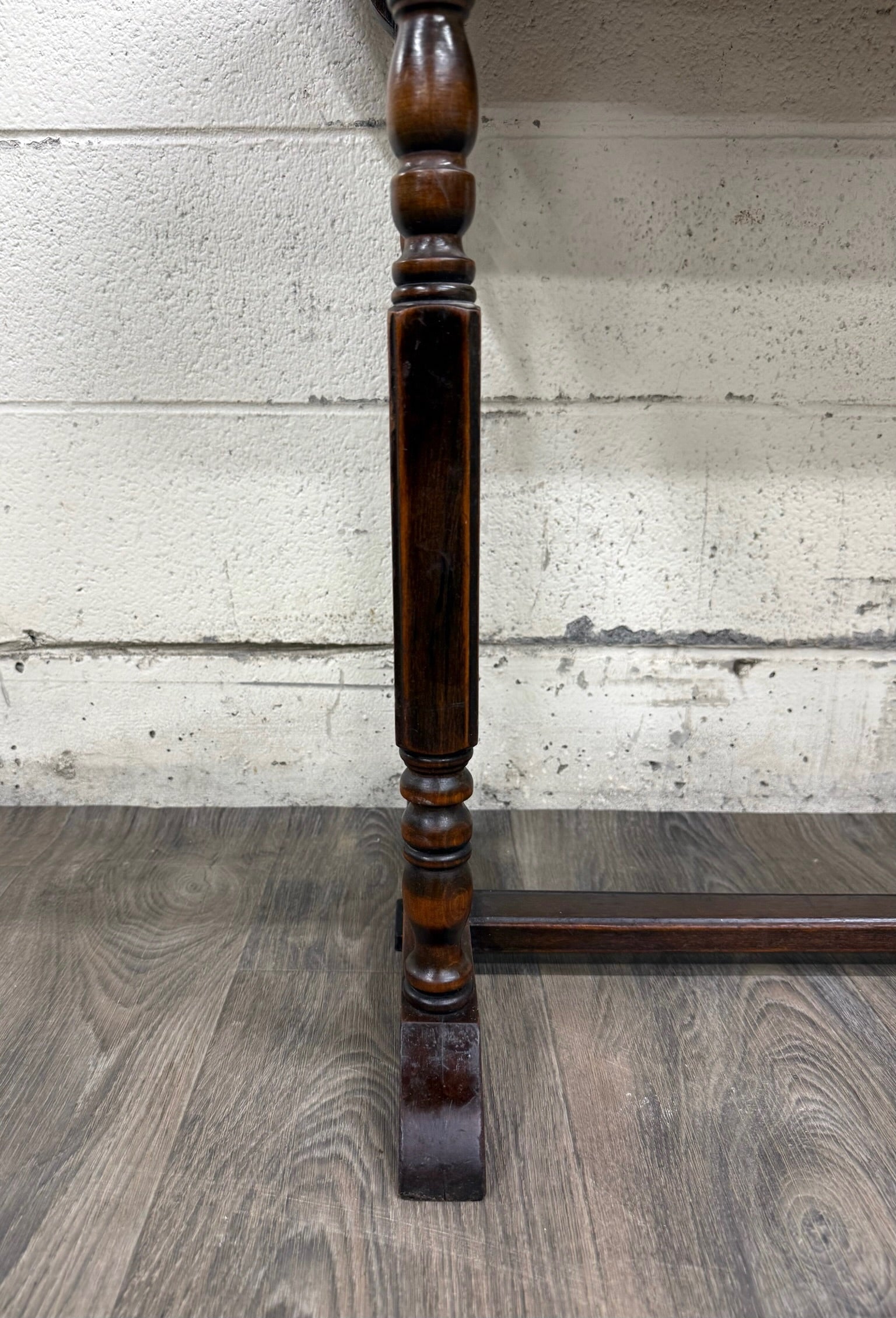 Vintage Jacobean Revival Sofa Table Console Table Hall Table