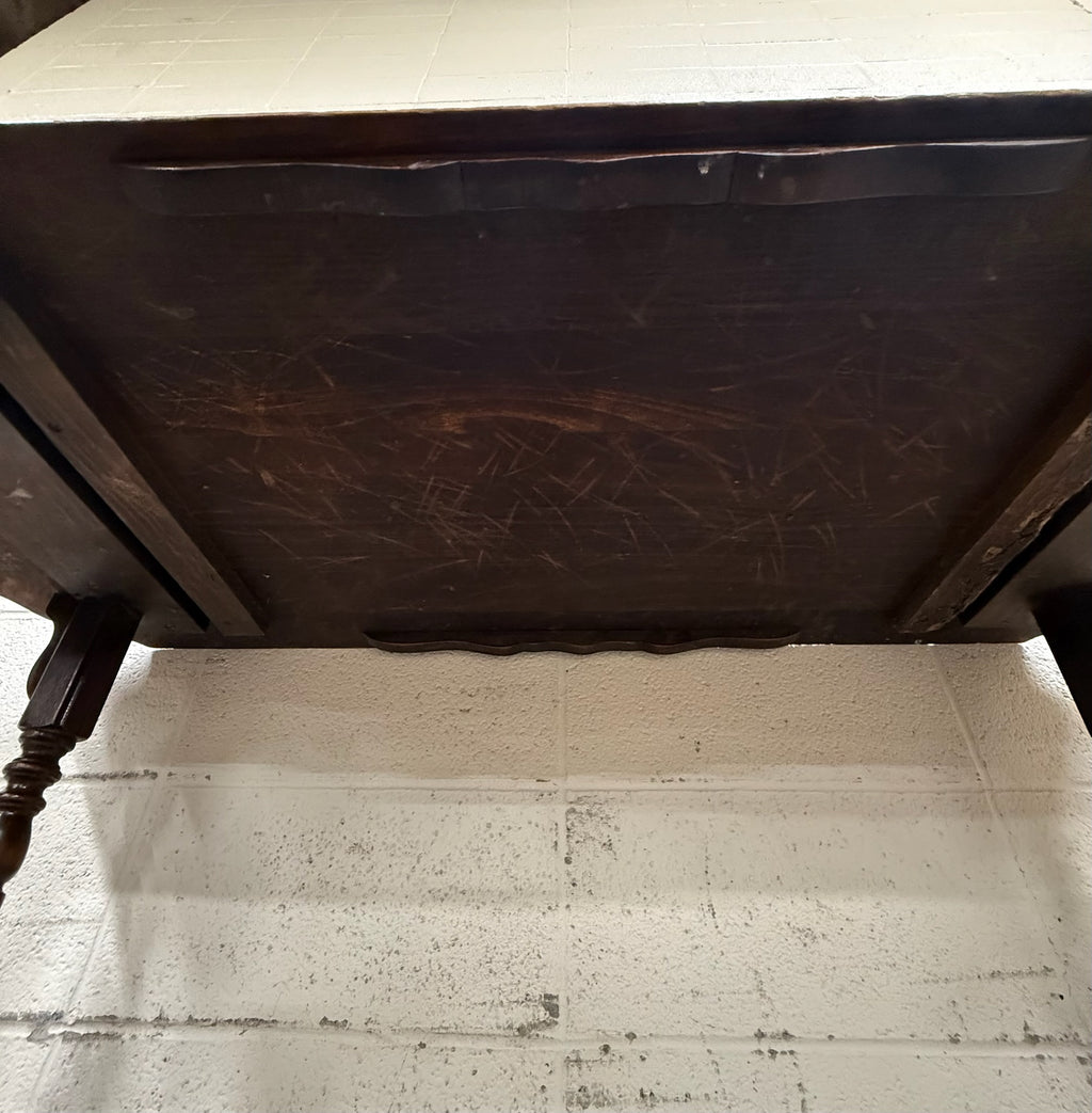 Vintage Jacobean Revival Sofa Table Console Table Hall Table