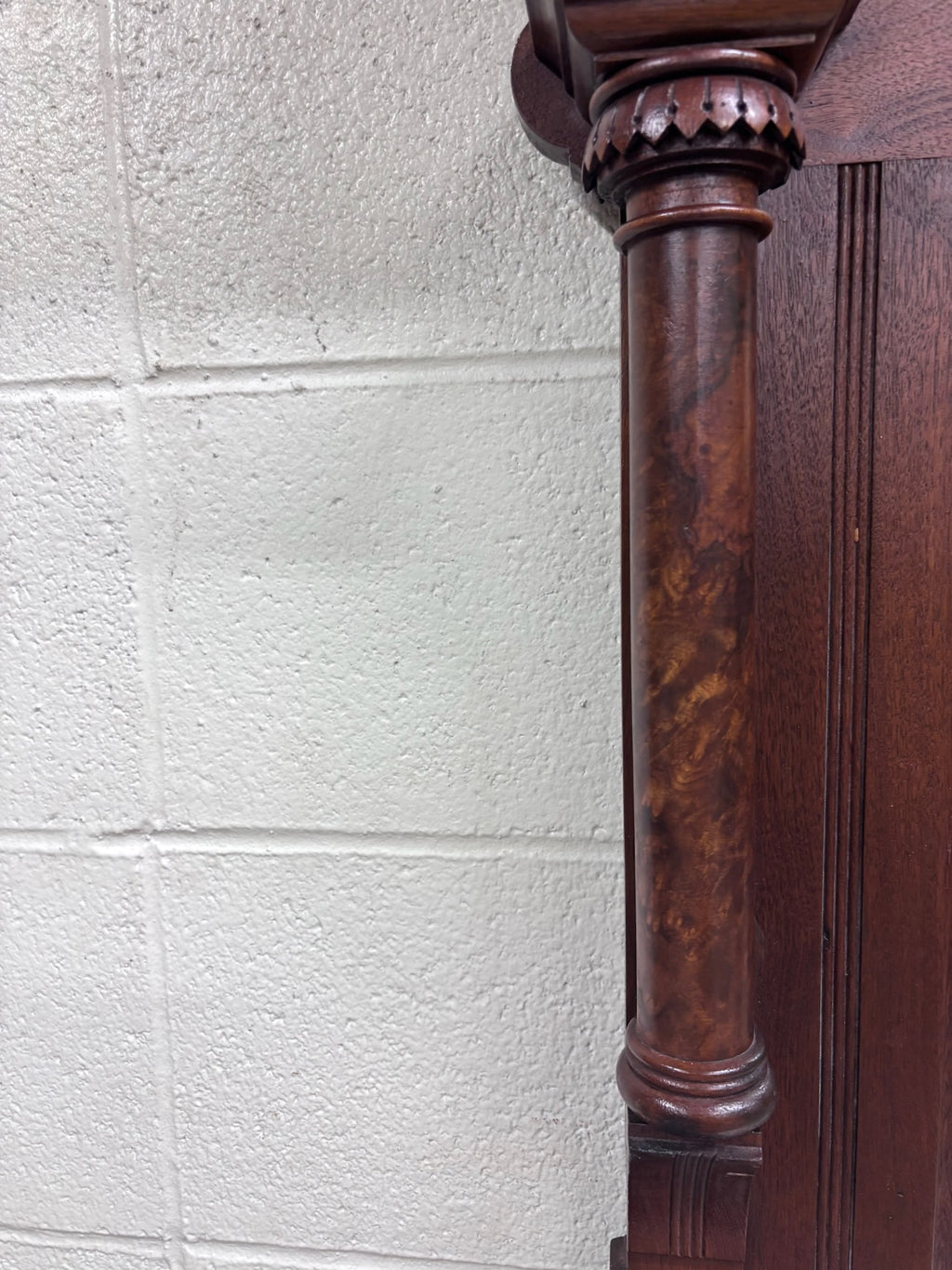 Antique Late 1800s Victorian Eastlake Marble Top Walnut Dresser