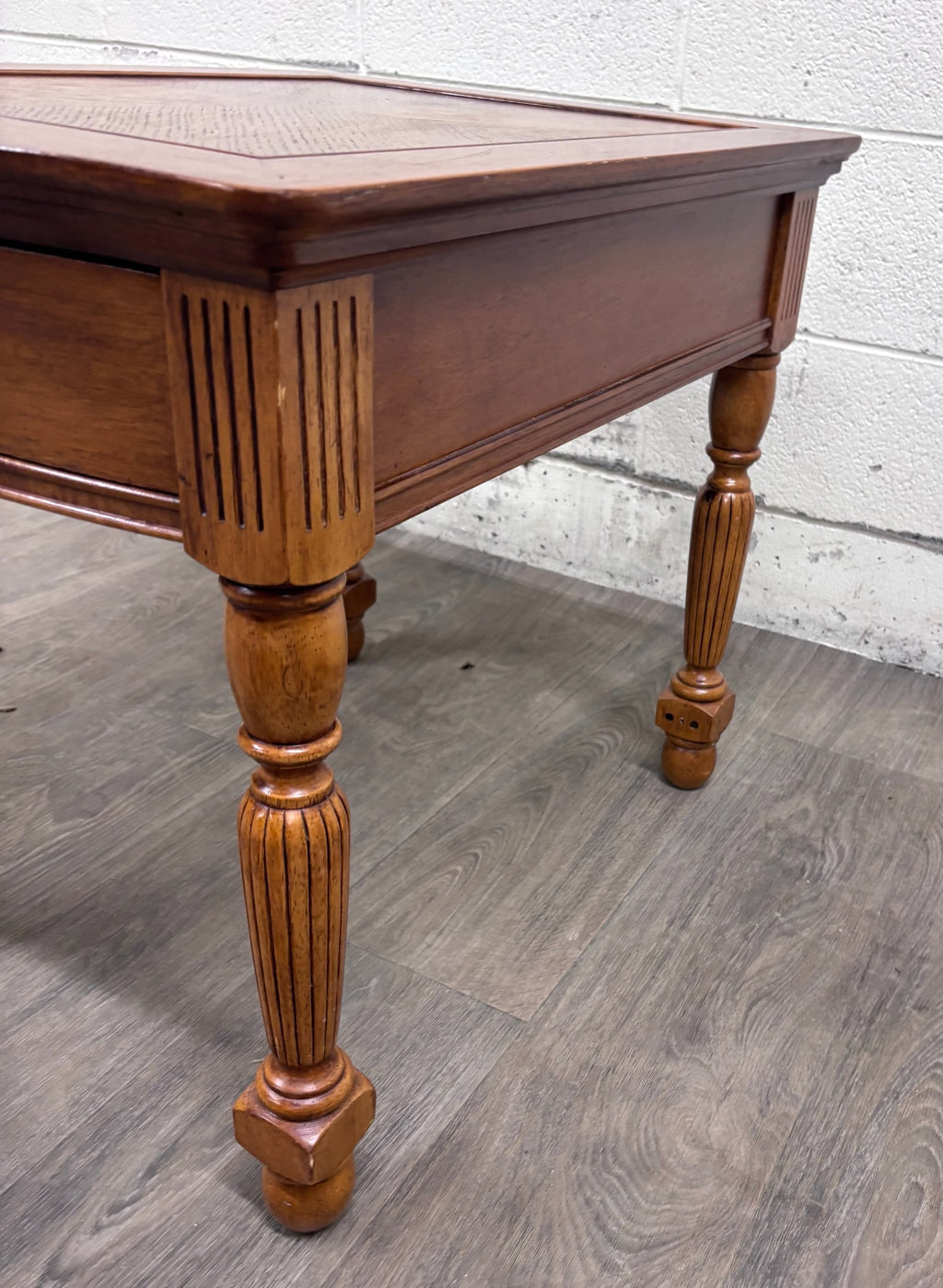 Broyhill Single Drawer Wood End Table
