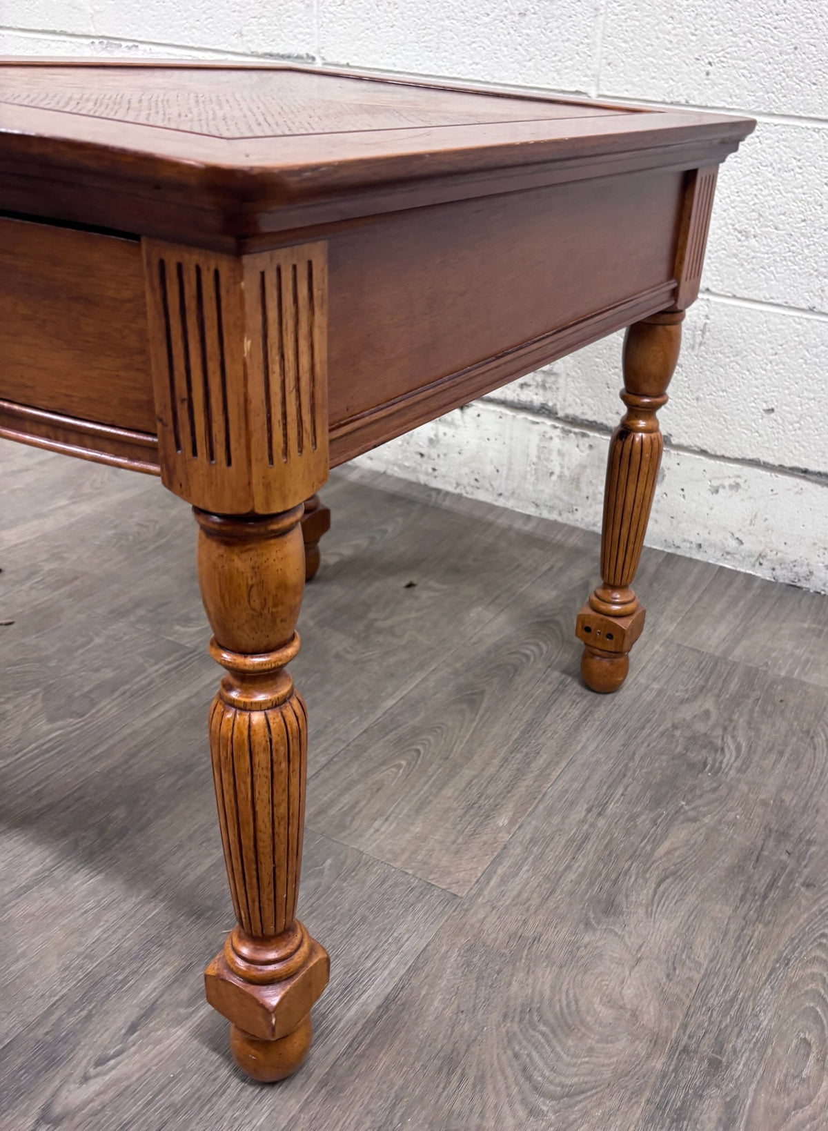 Broyhill Single Drawer Wood End Table