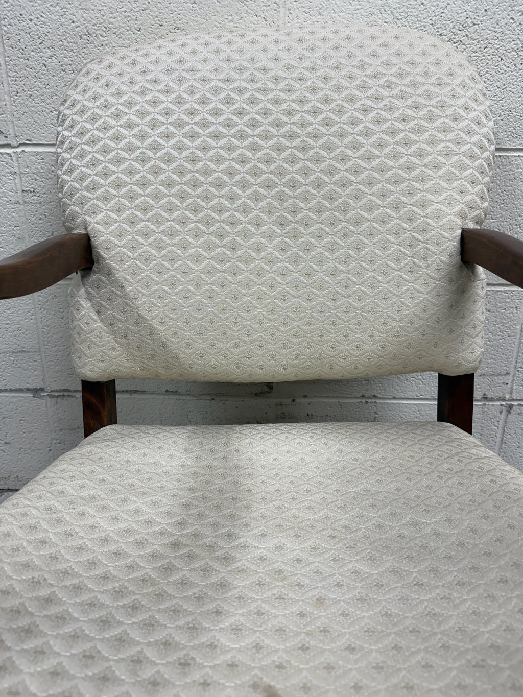 Vintage Spanish Revival Walnut Armchair