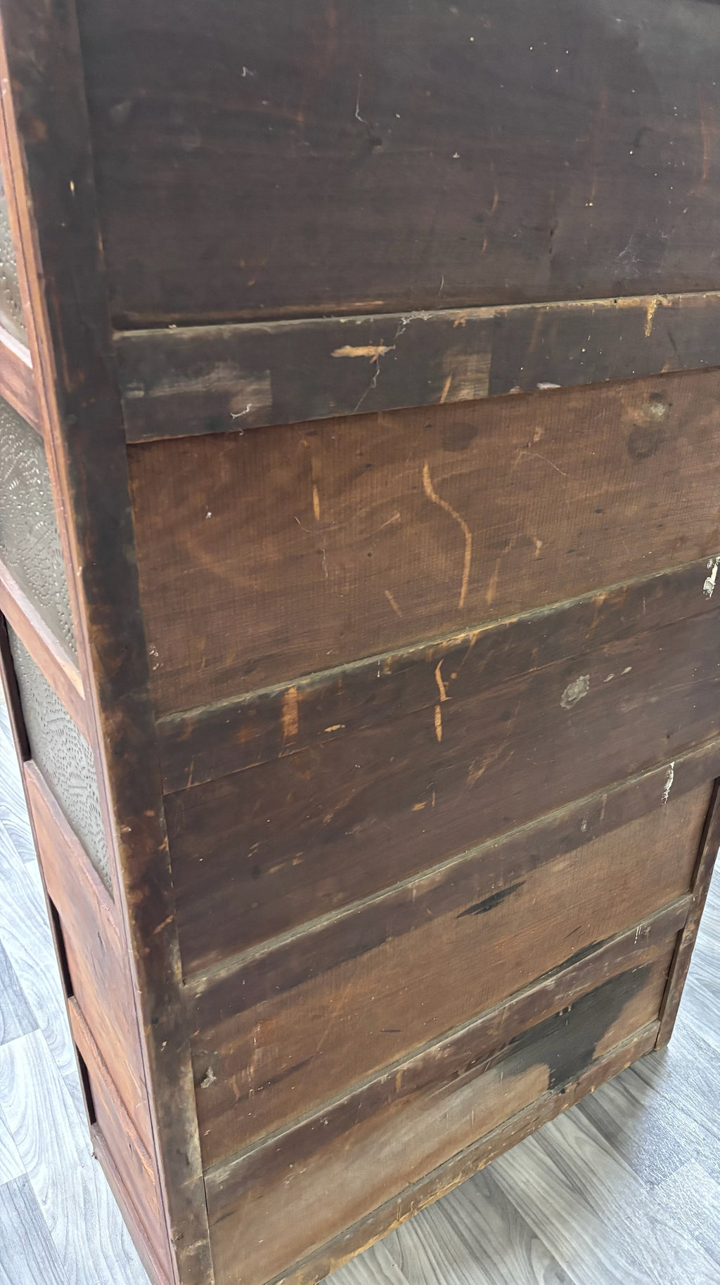Antique c. 1870-1900 American Primitive Country Pie Safe Cupboard