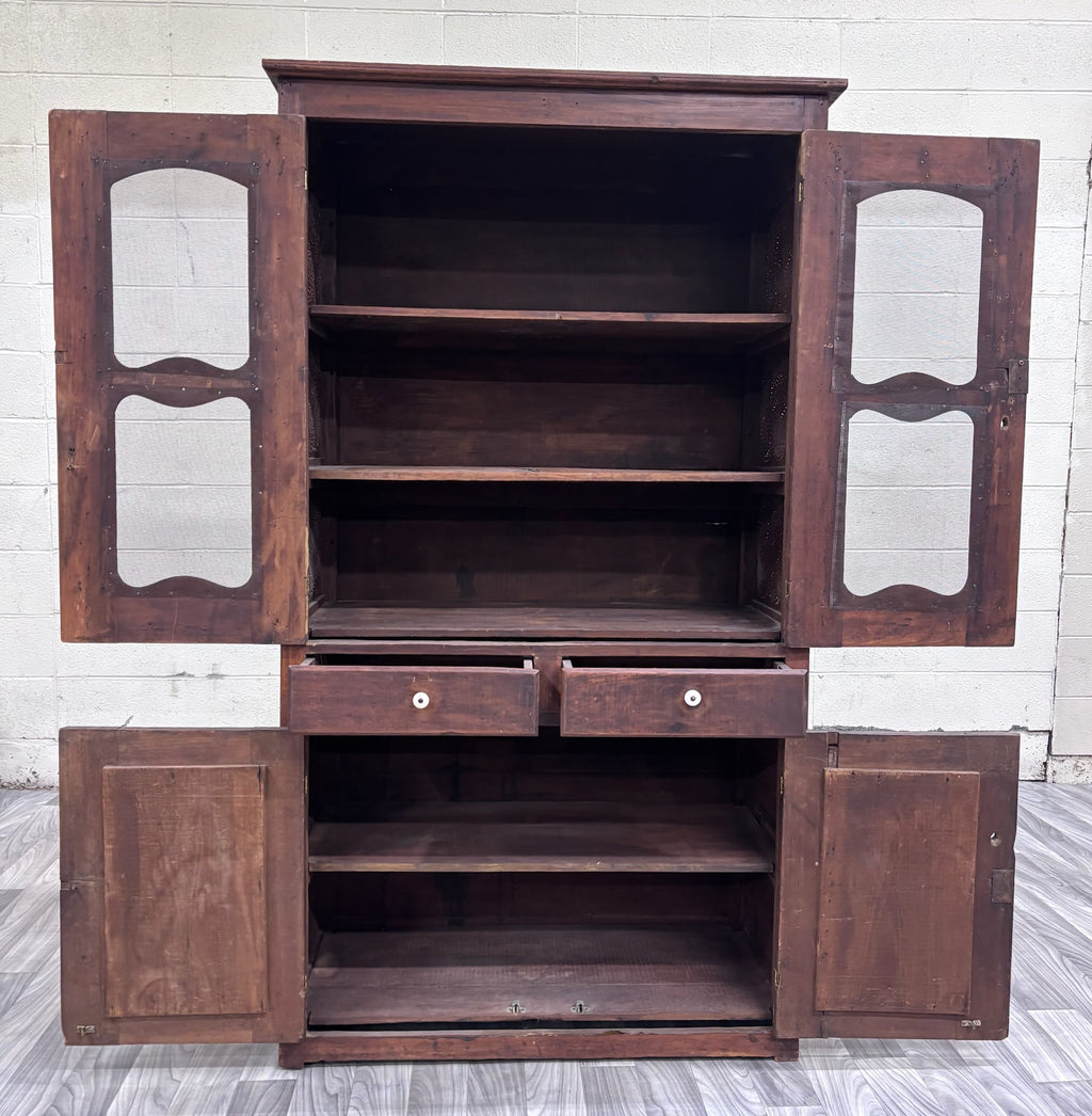Antique c. 1870-1900 American Primitive Country Pie Safe Cupboard