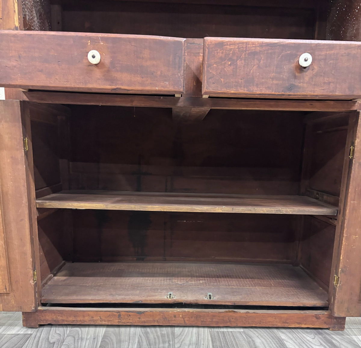 Antique c. 1870-1900 American Primitive Country Pie Safe Cupboard