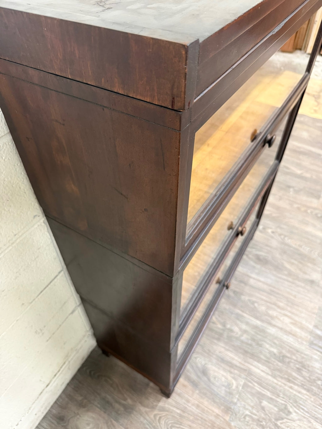 Antique Macey Barrister Bookcase Lawyer Bookcase