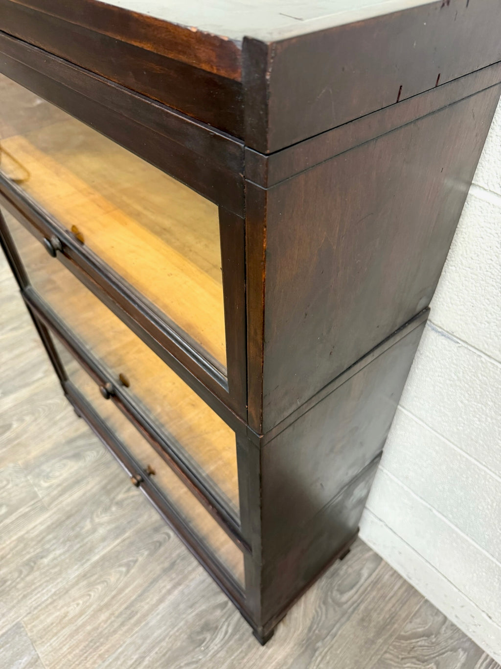 Antique Macey Barrister Bookcase Lawyer Bookcase