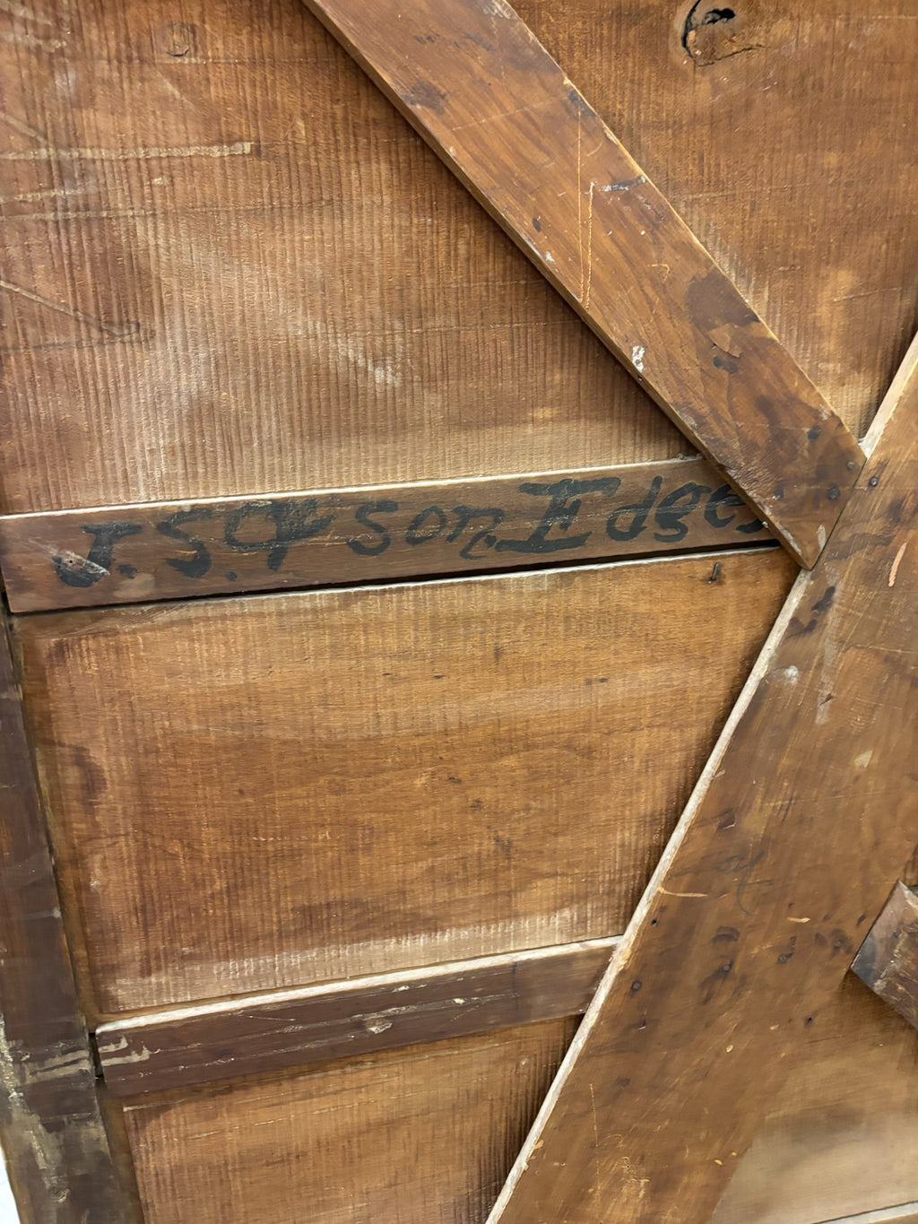 Antique Victorian Eastlake Aesthetic Movement Wardrobe Armoire Hall Cupboard