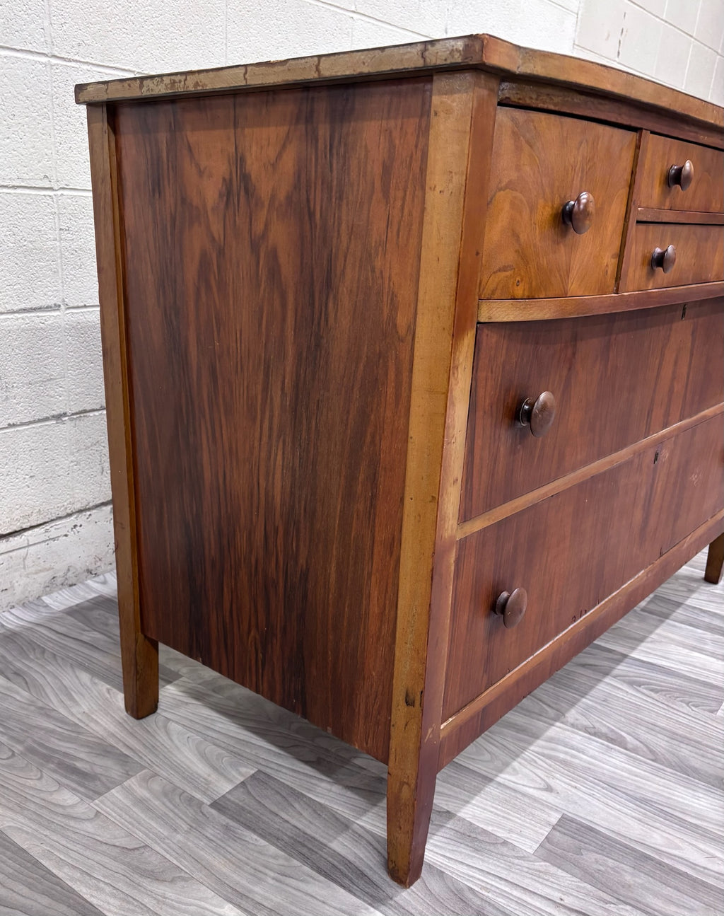 Antique Holland Furniture Co. of Michigan Mahogany Six Drawer Dresser