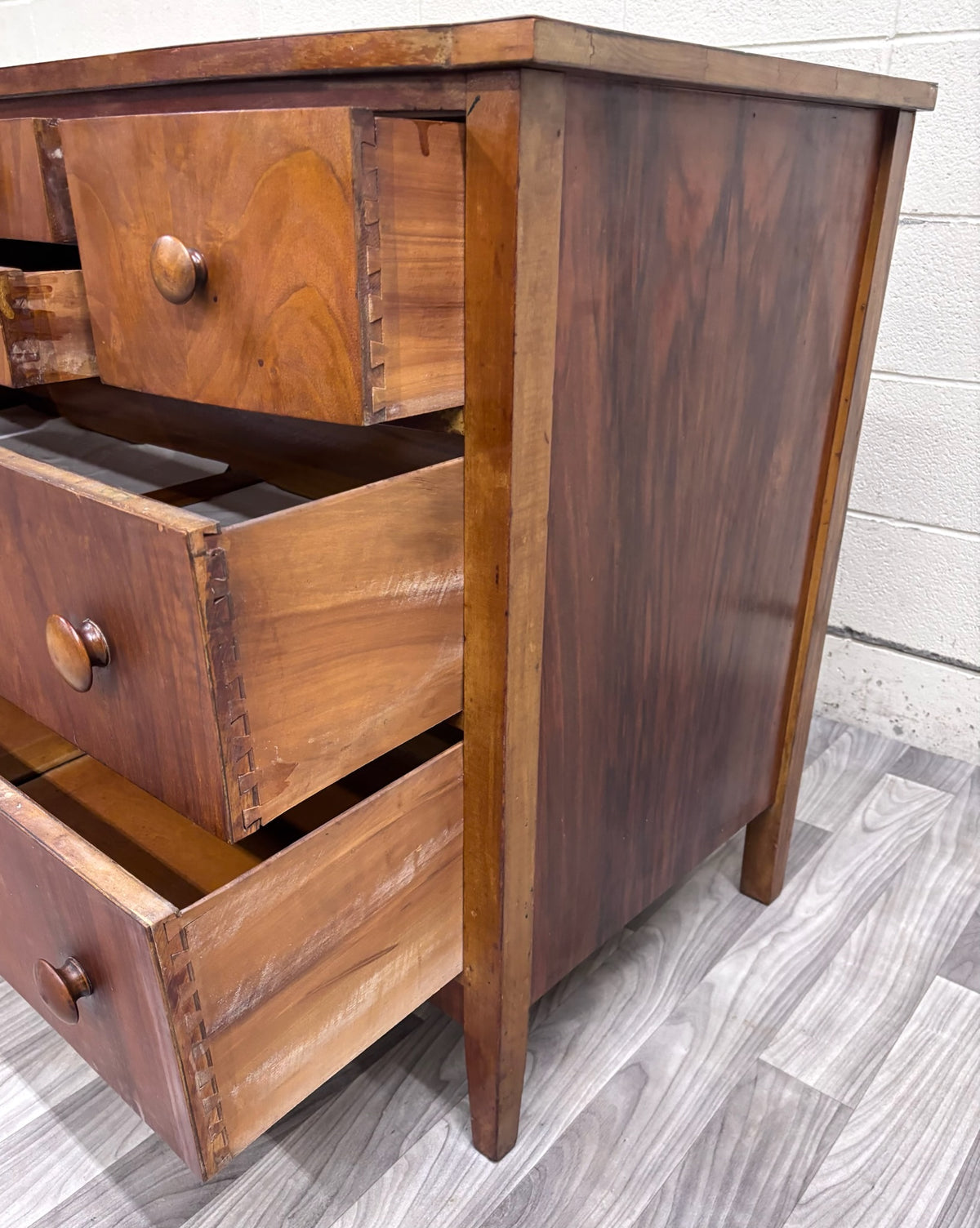 Antique Holland Furniture Co. of Michigan Mahogany Six Drawer Dresser